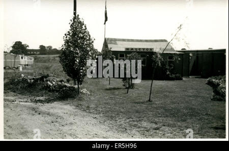 Halcyon Caravan Park, Hullbridge, Essex Banque D'Images