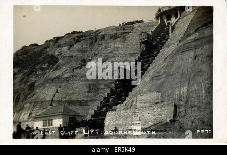 East Cliff Lift, Bournemouth, Angleterre Banque D'Images