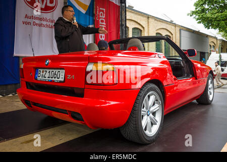 BERLIN - 10 MAI 2015 : BMW Z1 Roadster. Vue arrière. 28e Journée Oldtimer Berlin-brandebourg Banque D'Images