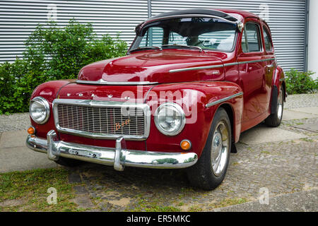 BERLIN - 10 MAI 2015 : Vintage car Volvo PV544. 28e Journée Oldtimer Berlin-brandebourg Banque D'Images