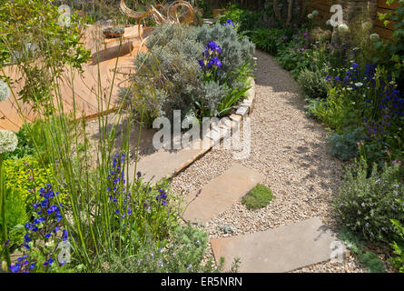 Banque Royale du Canada, le jardin conçu par Matthew Wilson, gagnant de médaille Silver-Gilt le RHS Chelsea Flower Show 2015 Banque D'Images