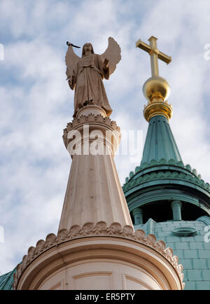 L'église Saint-Nicolas, Alter Markt Potsdam, Brandebourg, Allemagne Banque D'Images