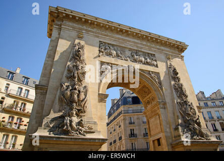 Porte Saint-Denis, Paris, France, Europe Banque D'Images
