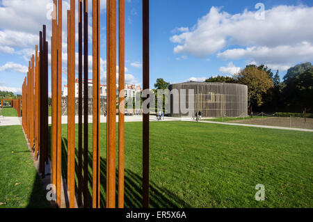 Memorial, mur de Berlin, Bernauer Strasse, Berlin, Allemagne Banque D'Images