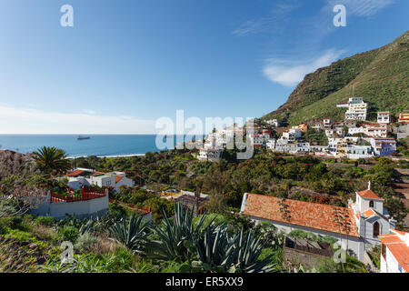 Igueste de San Andres, église, Las Montanas de Anaga, réserve naturelle, Parque Rural de Anaga, Tenerife, Canaries, Espagne, Banque D'Images