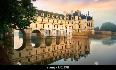 Château de Chenonceau, Vallée de la Loire, Chenonceaux, Indre-et-Loire Département, France Banque D'Images