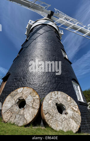 Stow moulin ; Mundesley, Norfolk, Angleterre Banque D'Images