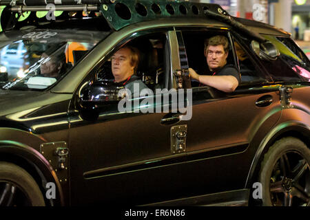 Toronto, Canada. 27 mai, 2015. Réalisateur Zack Snyder peut être vu sur l'ensemble de film d'action film : le suicide Squad à Toronto (Ontario) le 27 mai 2015. Credit : Julian Avram/Alamy Live News Banque D'Images