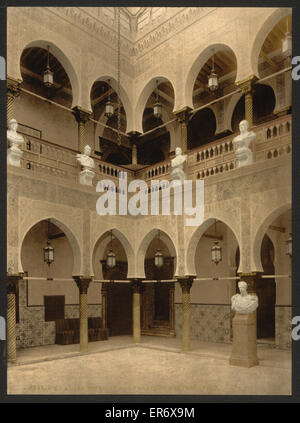 Intérieur du palais du gouverneur, Alger, Algérie Banque D'Images