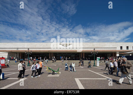 La gare de Venise. La gare Santa Lucia de Venise. Stazione di Venezia Santa Lucia. Banque D'Images