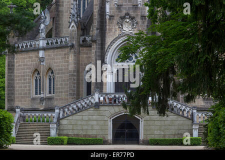 Tombe familiale de la dynastie Schwarzenberg située près de la ville historique de Trebon, République tchèque Bohême Banque D'Images