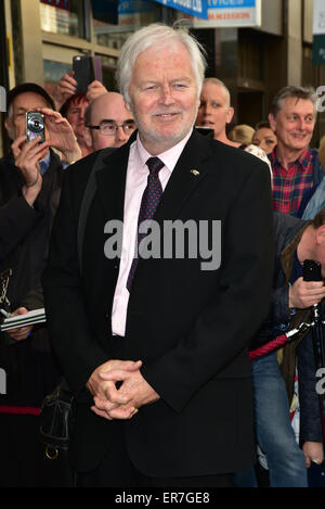 Londres, Royaume-Uni, 28 mai 2015 : Ian Lavender arrive au juste Jim dale press nuit au Vaudeville Theatre, Strand, London. Crédit photo : Voir Li/Alamy Live News Banque D'Images