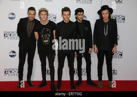 Assister à des célébrités 2014 American Music Awards - Les arrivées à Nokia Theatre L.A. Vivre. Avec : Liam Payne, Niall Horan, Zayn Malik, Louis Tomlinson, Harry Styles Où : Los Angeles, California, United States Quand : 23 novembre 2014 Crédit : Brian à/WENN.com Banque D'Images