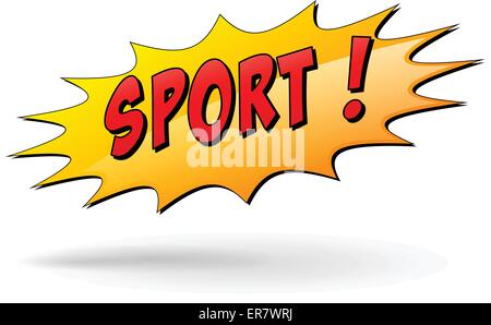 Vector illustration du sport concept icône star Illustration de Vecteur