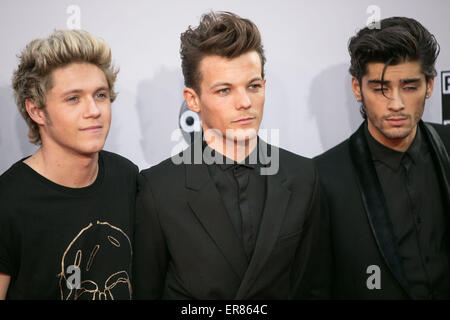 Assister à des célébrités 2014 American Music Awards - Les arrivées à Nokia Theatre L.A. Vivre. En vedette : one direction,Louis Tomlinson,Zayn Malik Où : Los Angeles, California, United States Quand : 23 novembre 2014 Crédit : Brian à/WENN.com Banque D'Images