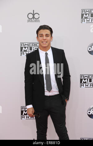 Assister à des célébrités 2014 American Music Awards - Les arrivées à Nokia Theatre L.A. Vivre. Comprend : Tanner Zagarino Où : Los Angeles, California, United States Quand : 23 novembre 2014 Crédit : Brian à/WENN.com Banque D'Images