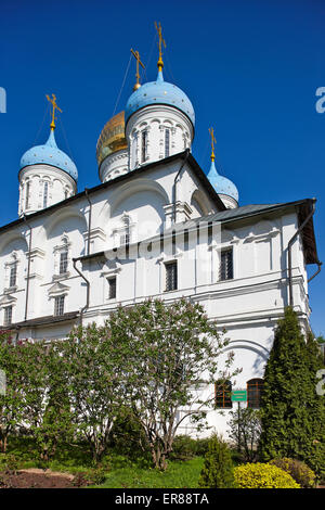 La cathédrale de la Transfiguration. Monastère Novospassky, Moscou, Russie. Banque D'Images