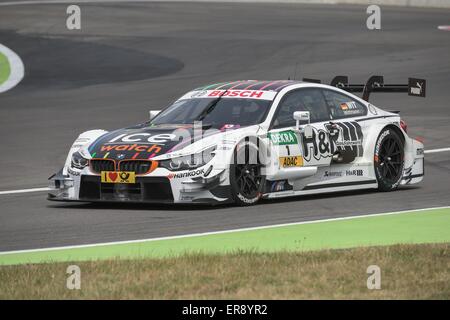 Lausitzring en Allemagne. 29er mai 2015. DTM, Deutsche Tourenwagen Meisterschaft Marco Wittmann (BMW M4 DTM BMW Team RMG) 1 Crédit : Burghard Schreyer/Alamy Live News Banque D'Images