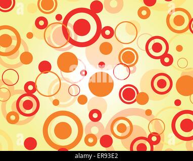 Vector illustration de la mode avec des couleurs chaudes d'arrière-plan Illustration de Vecteur