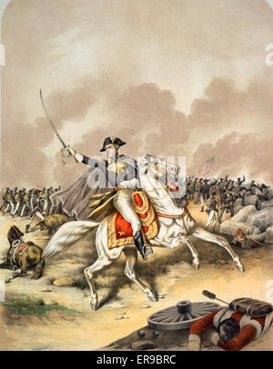 Gl. Jackson--lors de la bataille de la Nouvelle Orléans pendant la guerre de 1812 Banque D'Images