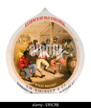 Essence of Old Virginia Wheat Whiskey, AM Bininger & Co Banque D'Images