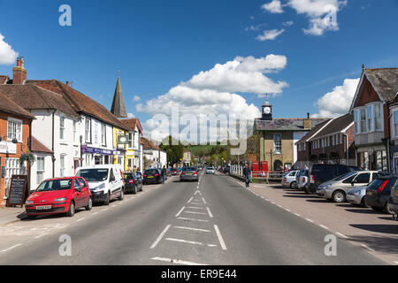 High Street, Stockbridge, Hampshire, England, UK. Banque D'Images