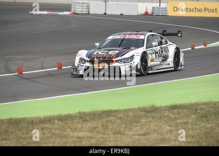 Lausitzring en Allemagne. 29er mai 2015. DTM, Deutsche Tourenwagen Meisterschaft Marco Wittmann (BMW M4 DTM BMW Team RMG) 1 Crédit : Burghard Schreyer/Alamy Live News Banque D'Images