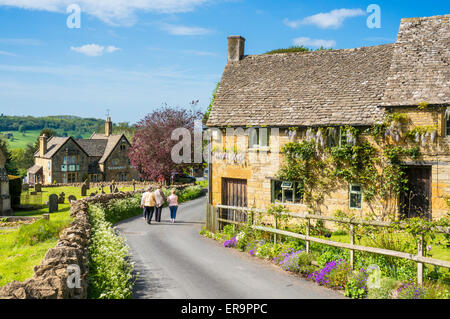 Cotswolds village Snowshill Village Snowshill gloucestershire Snowshill Cotswolds Gloucestershire Angleterre GB Europe Banque D'Images