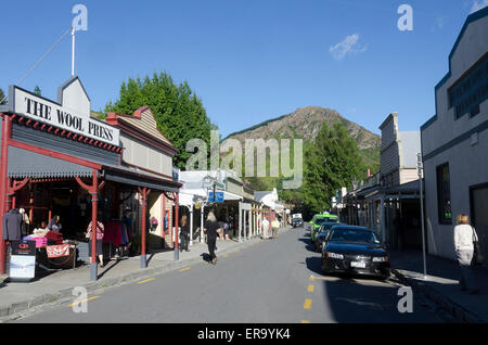 Boutiques dans l'Buckingham Street, Arrowtown, Central Otago, île du Sud, Nouvelle-Zélande Banque D'Images