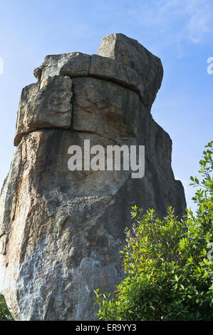 Dh Amah Rock NOUVEAUX TERRITOIRES HONG KONG Amah Rock Pile Lion Rock Country Park Banque D'Images