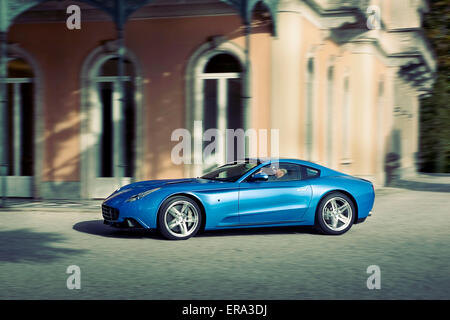 2015 Berlinetta Lusso par Touring de Milan photographié par le lac de Côme Italie Banque D'Images