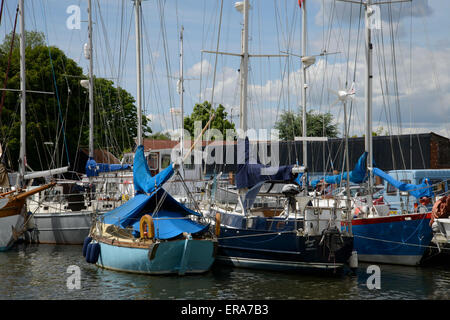 Heybridge Basin Maldon Eseex Banque D'Images