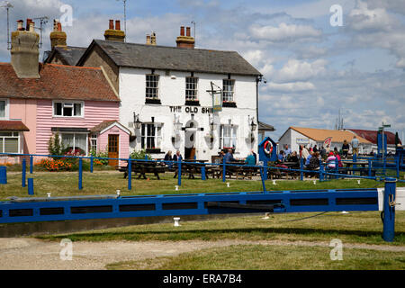 Heybridge Basin Maldon Eseex Banque D'Images