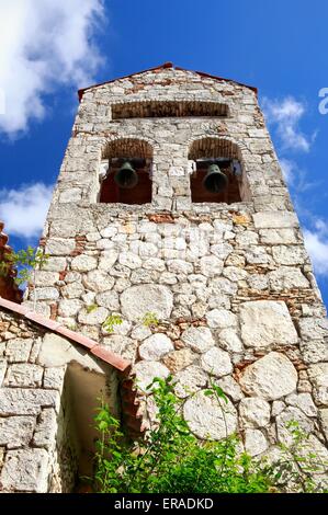 Clocher à la Casa de Campo village, République Dominicaine Banque D'Images