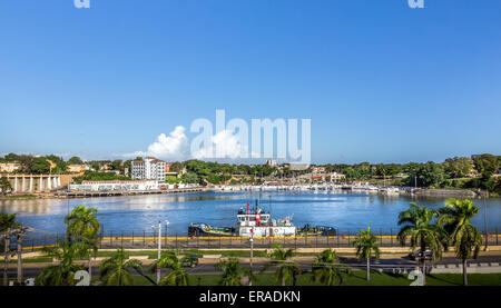 Port de Santo Domingo en République Dominicaine Banque D'Images