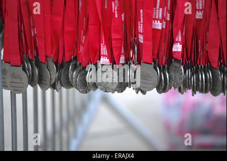 Londres, Royaume-Uni. 30 mai, 2015. à la le Paratriathlon, une partie de la vitalité World Triathlon, Londres. Crédit : Michael Preston/Alamy Live News Banque D'Images