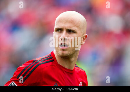 Toronto, Ontario, Canada. 30 mai, 2015. Lors d'un match entre la MLS Toronto FC et San Jose Earthquakes au BMO Field à Toronto, Ontario, Canada. Credit : csm/Alamy Live News Banque D'Images