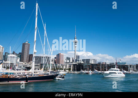 Volvo Ocean Race 2015, Auckland, Nouvelle-Zélande escale Banque D'Images