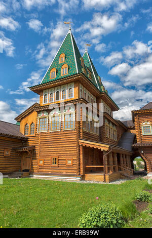 Grand Palais en bois à Kolomenskoye Park à Moscou, Russie Banque D'Images