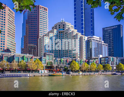 Centre commercial Southgate, Southbank sur la rivière Yarra, Melbourne, Australie Banque D'Images