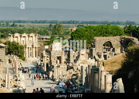 La ville antique d'Ephèse en Turquie Banque D'Images