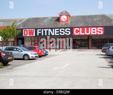 Clubs de sport Fitness DW immeuble dans le centre d'Ipswich, Suffolk, Angleterre, RU Banque D'Images