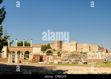 La basilique de St John à Selcuk, Turquie Banque D'Images