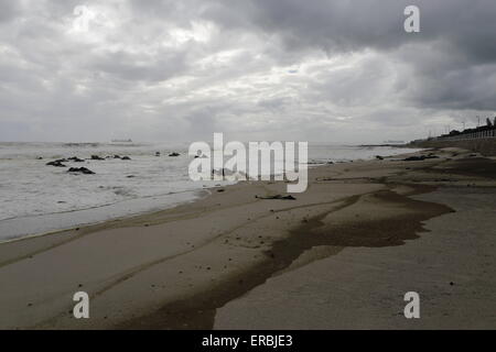 Plage de Seapoint sur l'image, côte Atlantique, Cape Town Banque D'Images