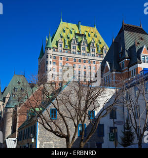 Château Frontenac, Québec, Canada Banque D'Images