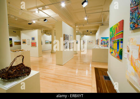 La Cairns Regional Gallery est l'hôte d'un certain nombre d'importantes expositions d'art chaque année, Cairns, loin au nord du Queensland en Australie Banque D'Images