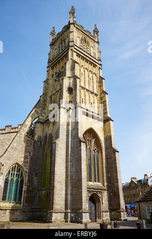 Eglise de Saint Jean Baptiste, rue Dollar Cirencester Gloucestershire UK Banque D'Images