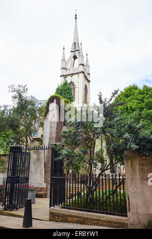 St Dunstan dans l'est reconstruit en 1697 par Christopher Wren, St Dunstan's Hill City Of London UK Banque D'Images