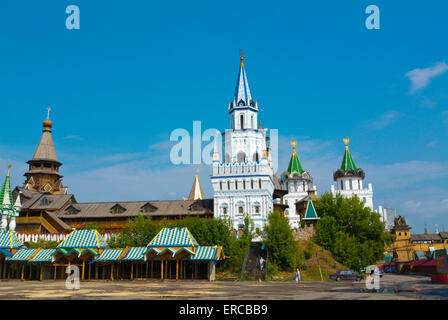 Izmailovo Kremlin Izmailovsky, marché, Moscou, Russie, Europe Banque D'Images
