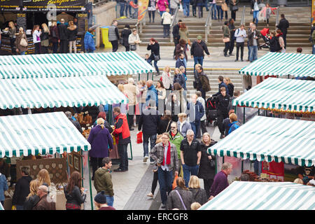 Salford Quays pour le Lowry Outlet Food Festival. Royaume-uni Grande-bretagne British United Kingdom Europe European island Angleterre Engl Banque D'Images